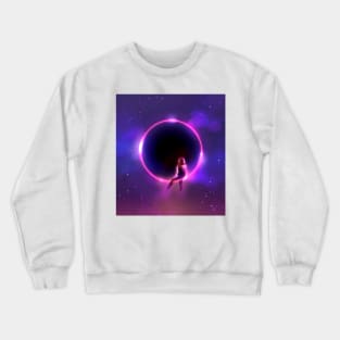 Disappear in a black hole Crewneck Sweatshirt